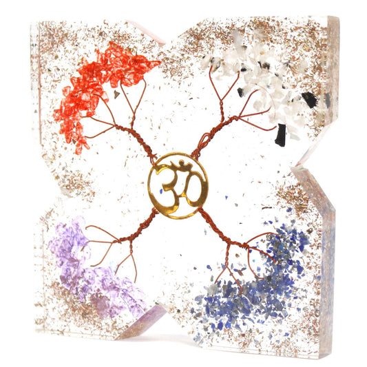 Orgonite Desk Power Pack – 4 Tree Copper Attractor (Large)