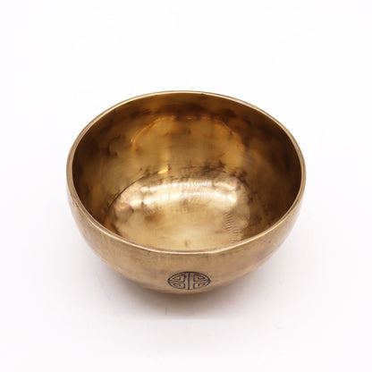 Small Nepalese Moon Singing Bowl – 13cm Handcrafted Brass Meditation Instrument (Approx. 550g)
