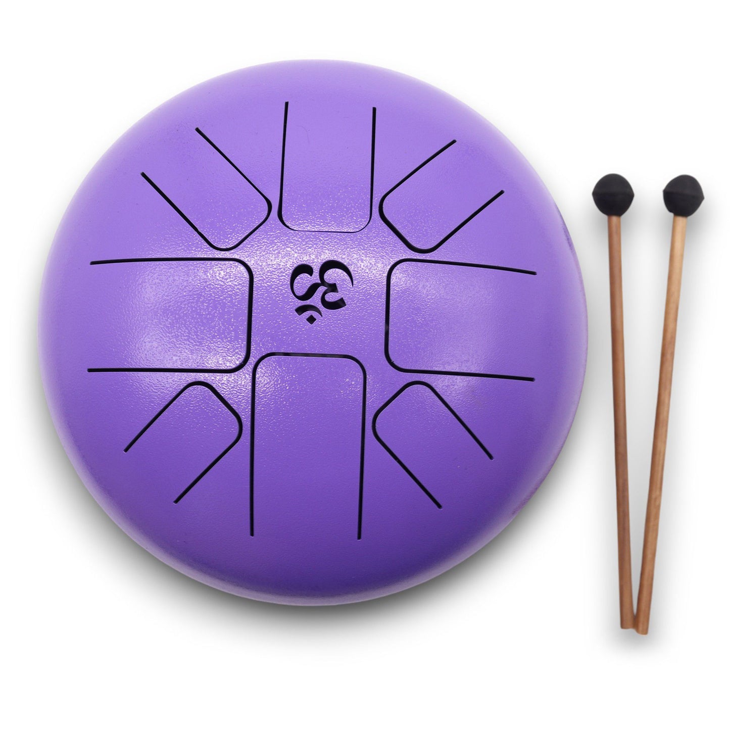 Medium Hapi Drum – Om Violet | 22x16cm | Sacred Sound & Spiritual Alignment