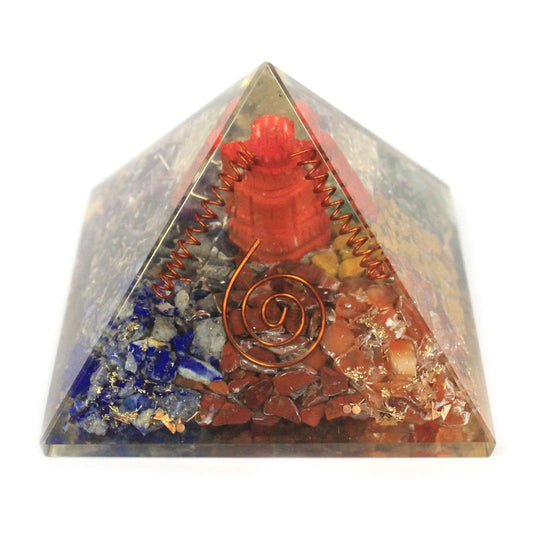 Large Orgonite Pyramid – Ganesh (70mm)