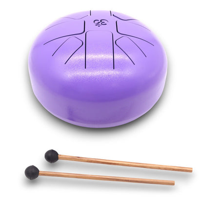 Medium Hapi Drum – Om Violet | 22x16cm | Sacred Sound & Spiritual Alignment