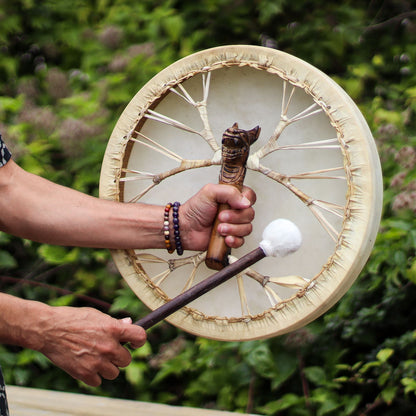 Spirit of the Dragon Shaman Drum – 40cm | Tunable Ritual & Sound Healing Drum