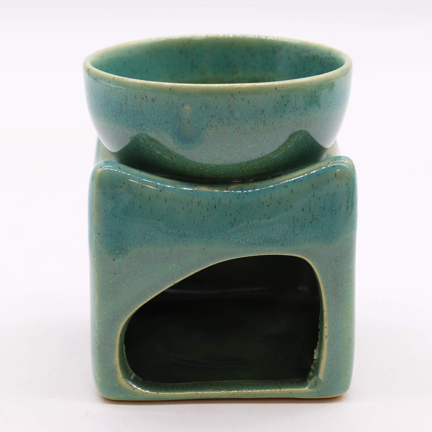 Lucky Coin Large Oil Burner – Jade | Prosperity, Protection & Positive Energy