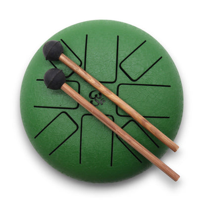 Hapi Drum – Om Green | 16cm | Sacred Sound for Meditation & Inner Peace