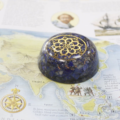 Orgonite Desk Power Pack – Lapis Dome