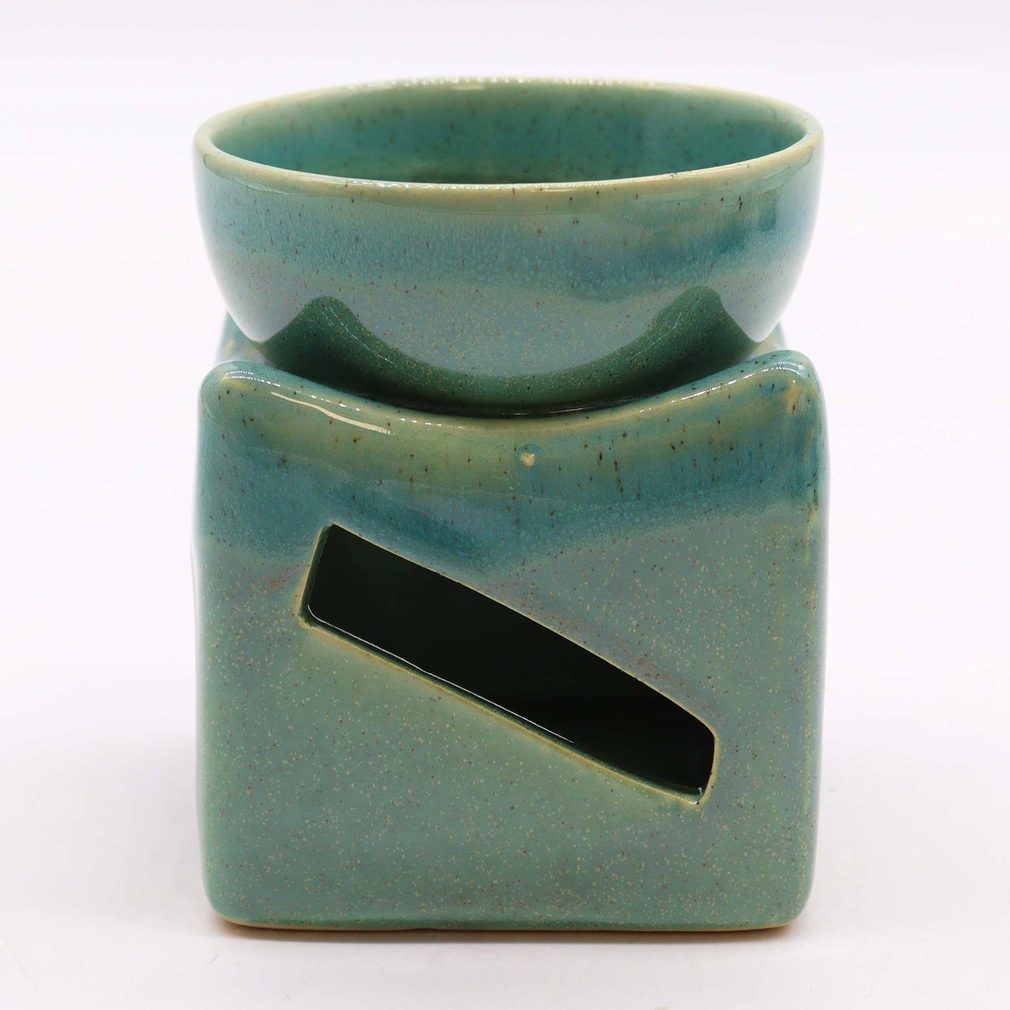 Lucky Coin Large Oil Burner – Jade | Prosperity, Protection & Positive Energy