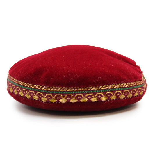 Velvet Singing Bowl Cushion 11cm – Soft Support for Meditation & Décor