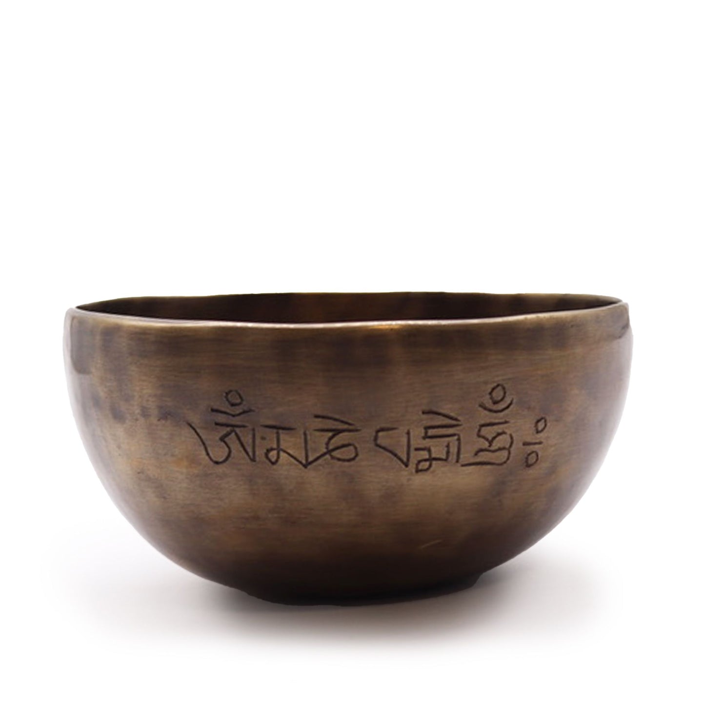 Medium Indian Moon Phase Singing Bowl – 15cm, Handcrafted Brass Meditation Bowl (750g)