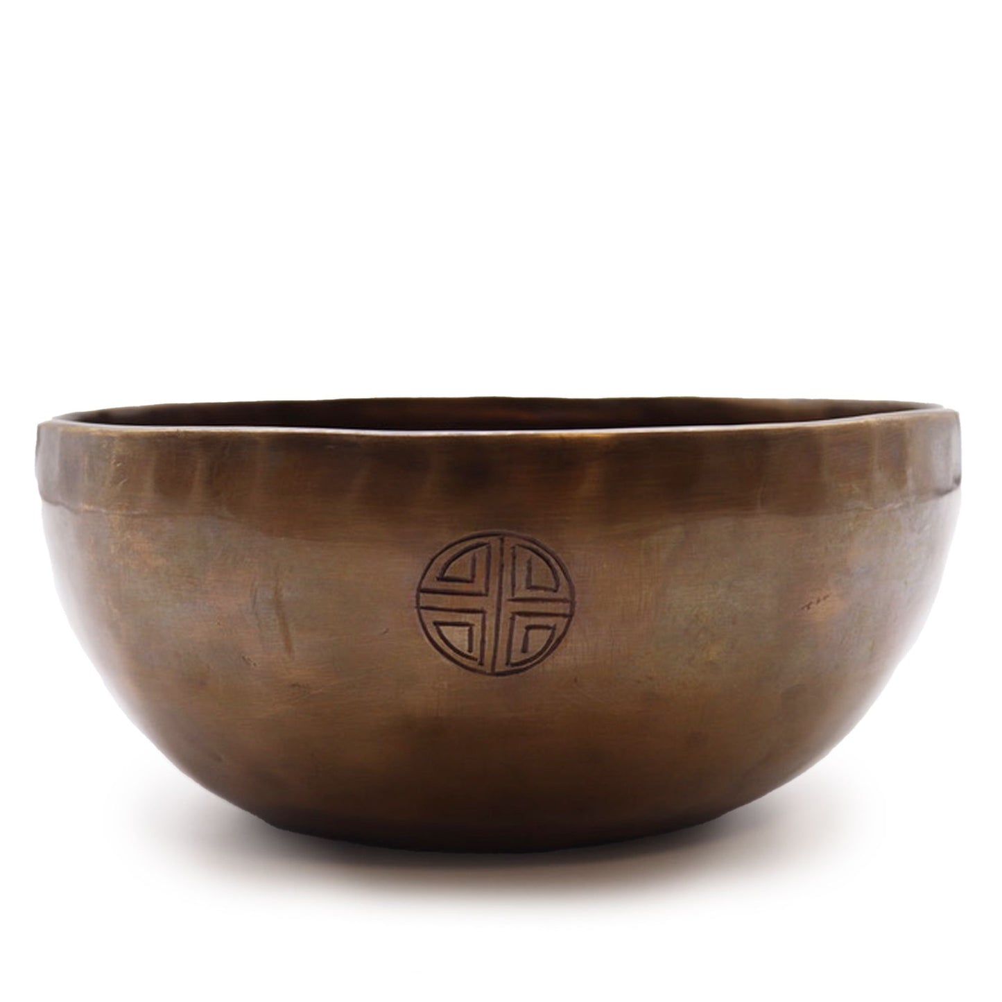 Extra Large Indian Moon Phase Singing Bowl – 22 cm Handcrafted Brass Meditation Bowl (1500 g)