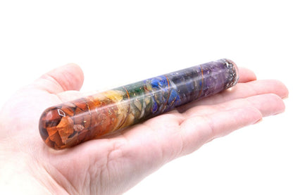 Orgonite Chakra & Copper Healing Wand – 140 x 30mm