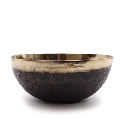 Extra Large Chaken Handmade Singing Bowl – 21 cm Hand-Hammered Brass Meditation Bowl (1200 g)