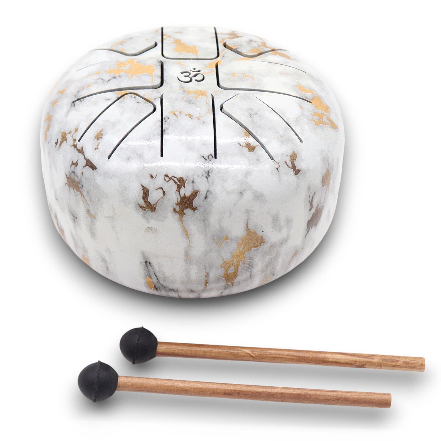 Medium Hapi Drum – Marble Finish | 17x13cm | Healing Rhythm & Meditative Calm