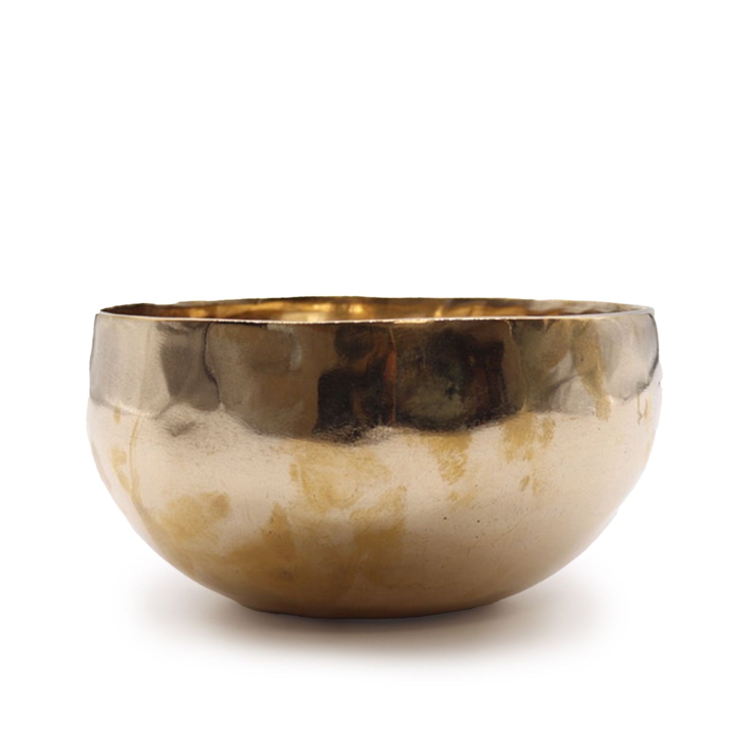 Large Shining Handmade Singing Bowl – 17 cm Hand-Hammered Brass Meditation Bowl (850 g)