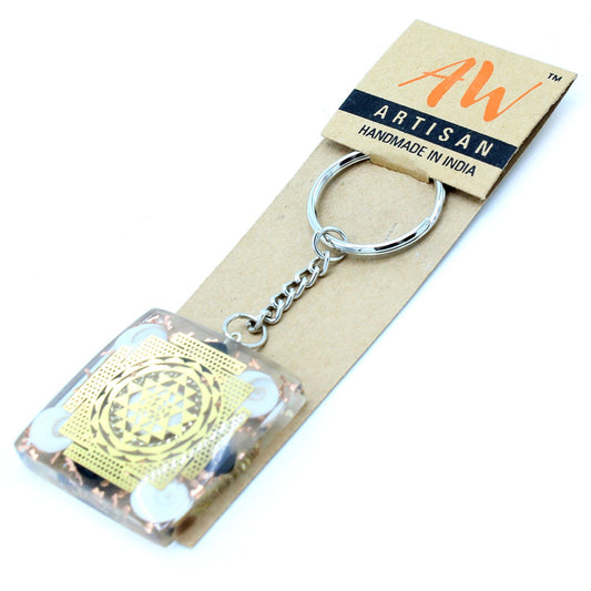 Orgonite Power Keyring – Home Protection with Black Tourmaline