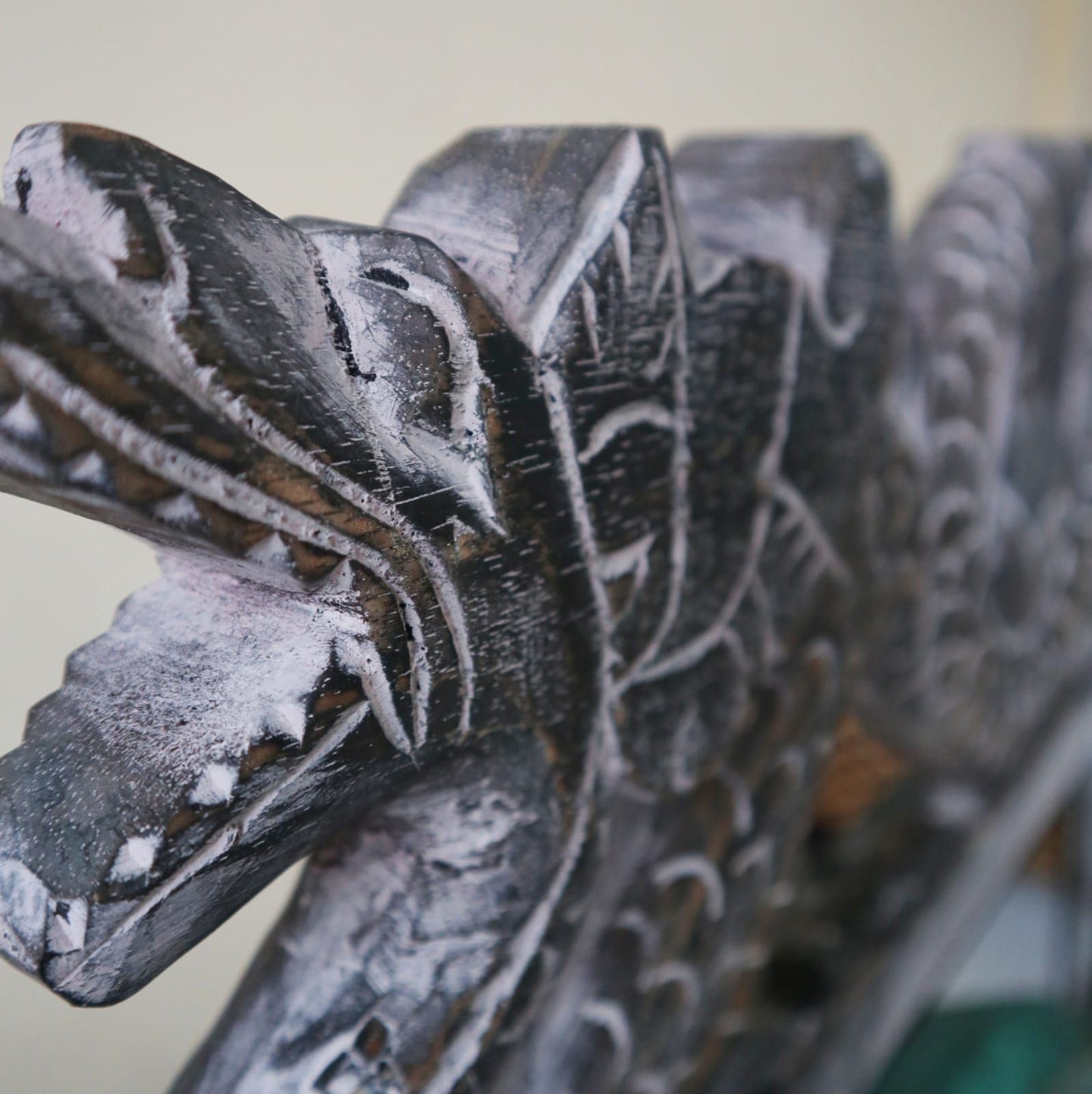Medium Gong in Stand – 35cm Greenwash | Handmade in Bali