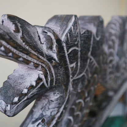 Medium Gong in Stand – 35cm Greenwash | Handmade in Bali