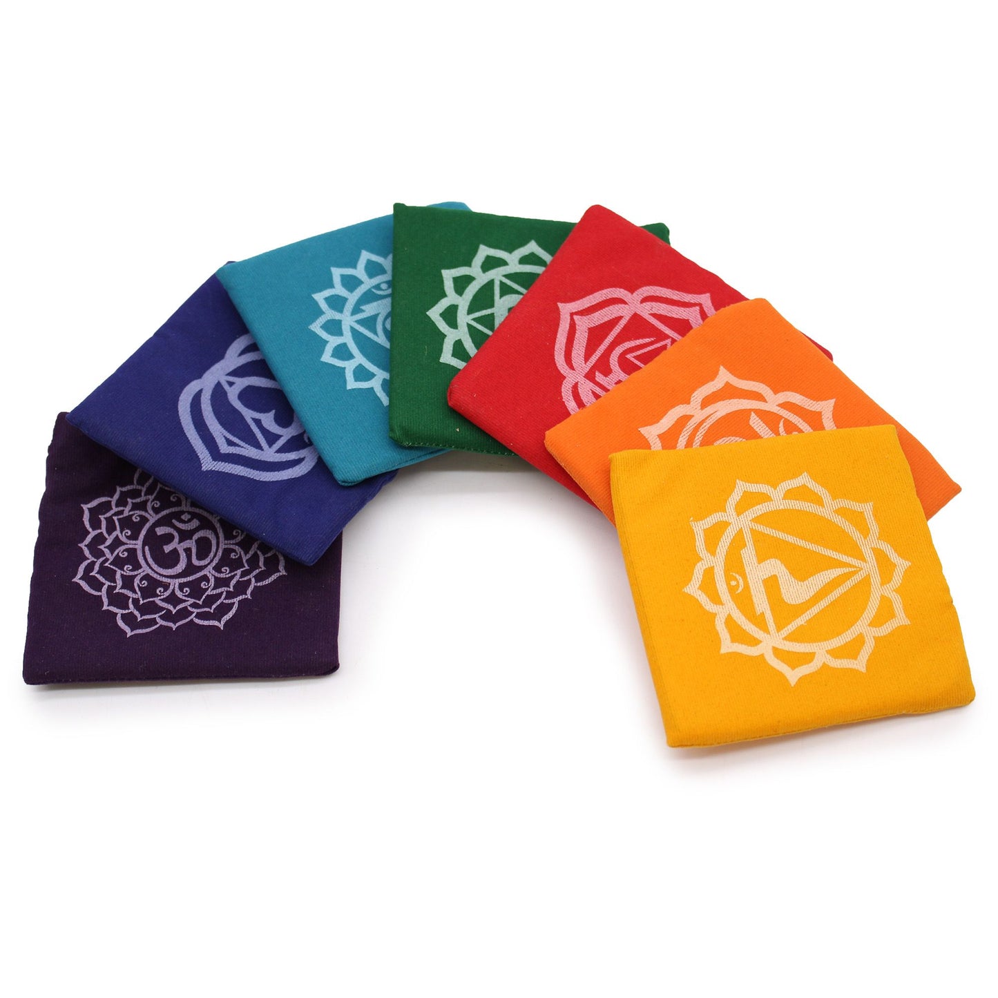 Chakra Pyramid Singing Bowl Gift Set – 7 Singing Bowls with Mallet & Cushion in Pyramid Box