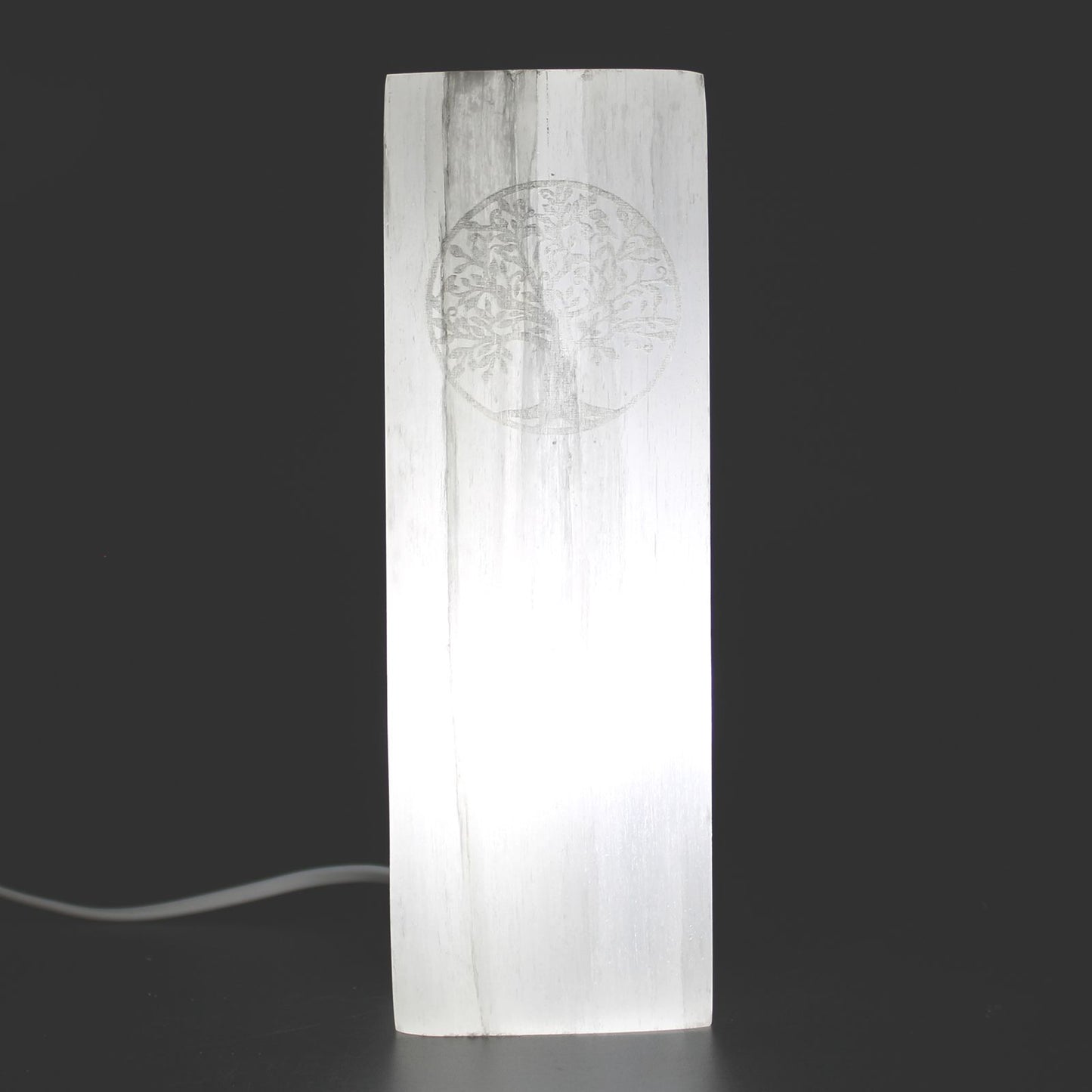 Selenite Tree of Life Lamp 25cm – Natural Crystal Light for Home & Spiritual Décor