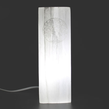 Selenite Tree of Life Lamp 25cm – Natural Crystal Light for Home & Spiritual Décor
