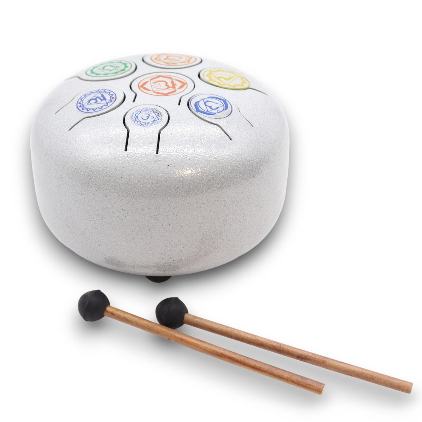 Medium Hapi Drum – 7 Chakra Design | 17x13cm | Healing Rhythm for Energy Alignment