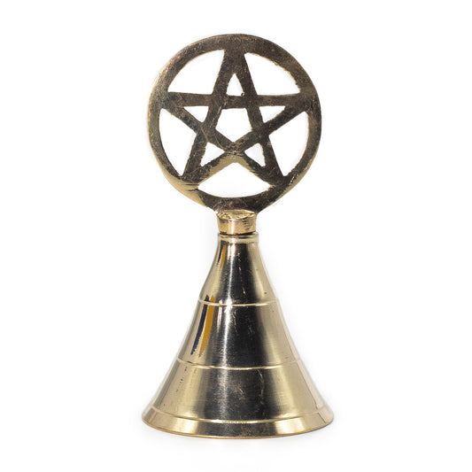 Altar Brass Bell – Pentagram | Protection, Balance & Ritual Clarity