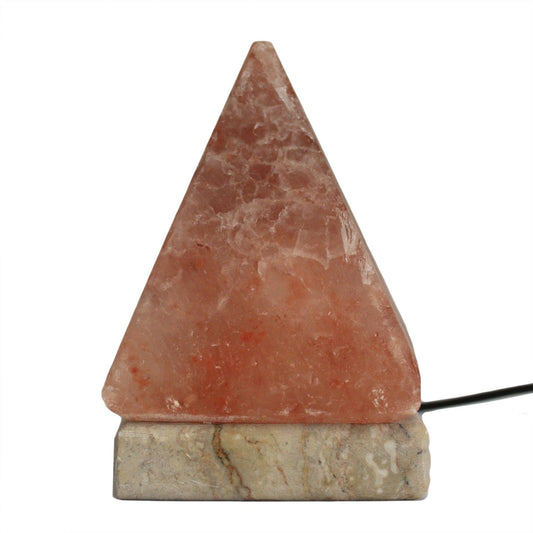 Quality USB Pyramid Himalayan Salt Lamp – 9cm (Single)