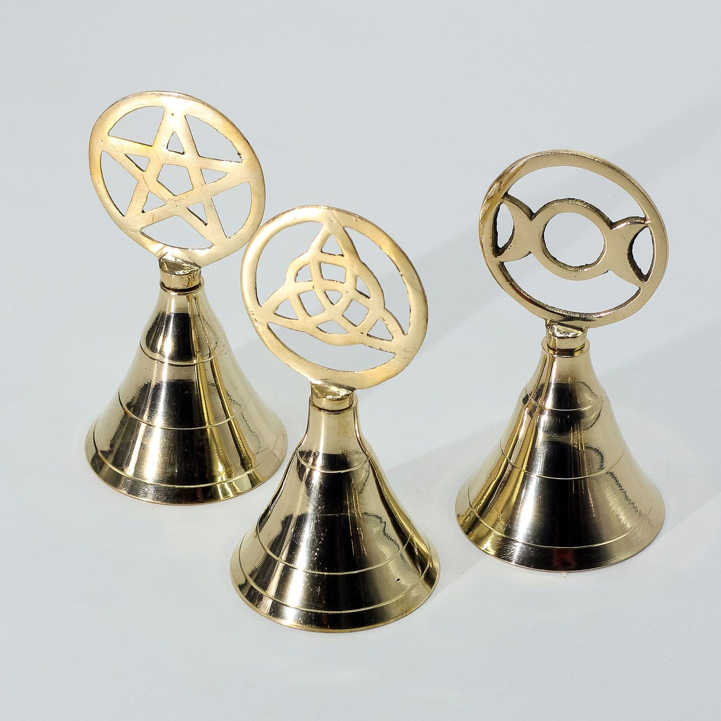 Altar Brass Bell – Pentagram | Protection, Balance & Ritual Clarity