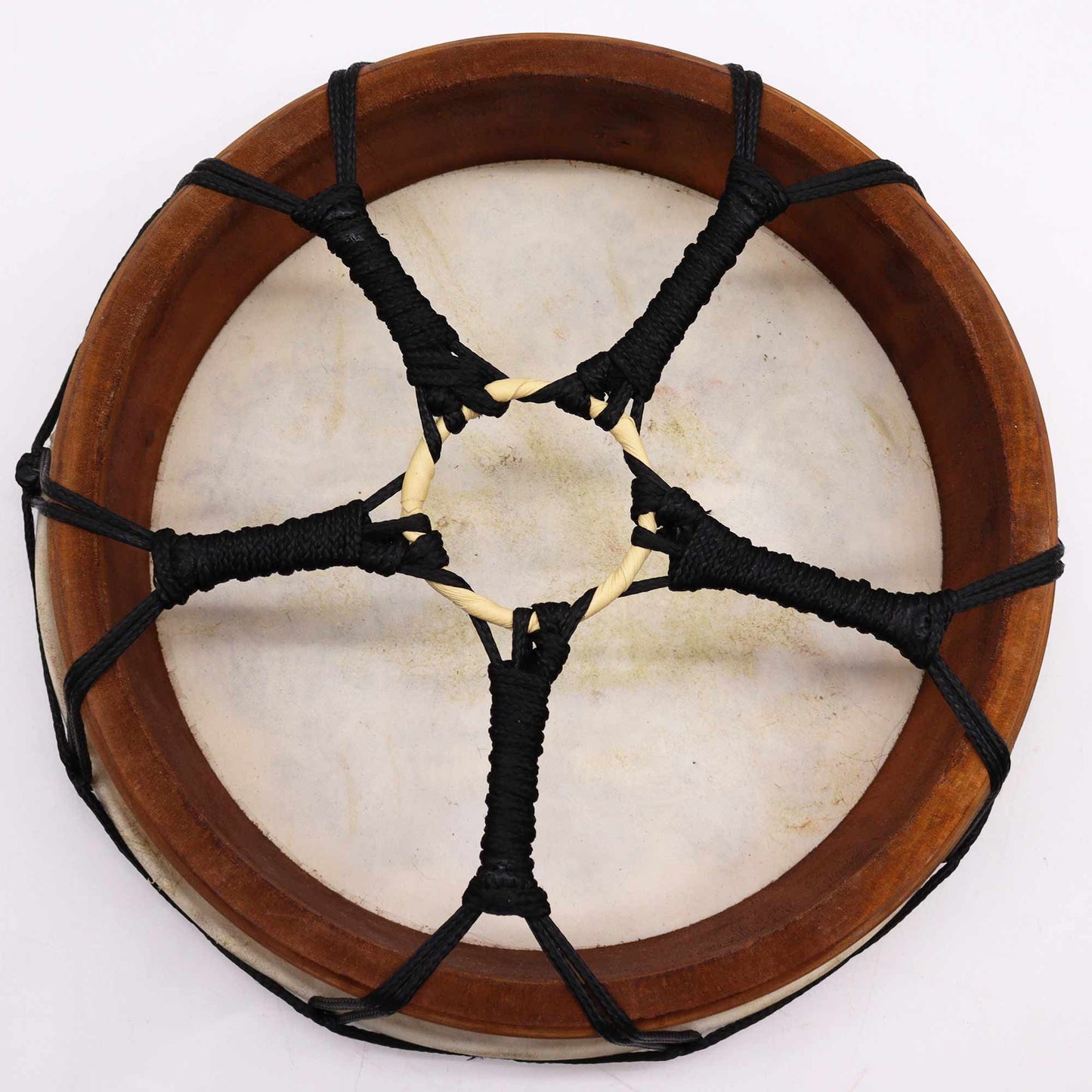 Hamsa Shamanic Drum with Two Sticks – 30cm | Rhythm, Protection & Sacred Energy