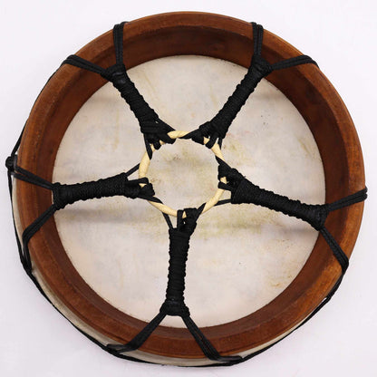 Hamsa Shamanic Drum with Two Sticks – 30cm | Rhythm, Protection & Sacred Energy