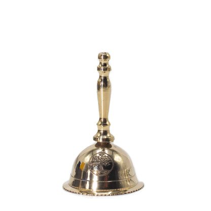 Small Altar Brass Bell – Tree of Life | Handcrafted Spiritual Symbolism