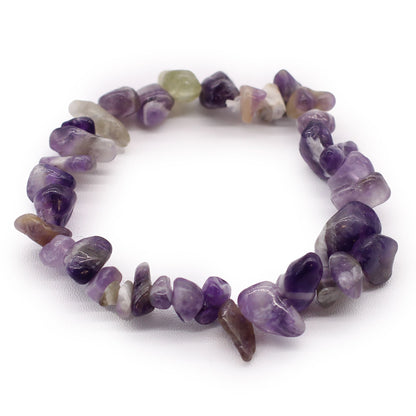 Amethyst Chip stone Bracelet – Natural Crystal Energy Jewellery
