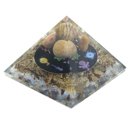 Orgonite Pyramid – Midnight Reiki – 70mm