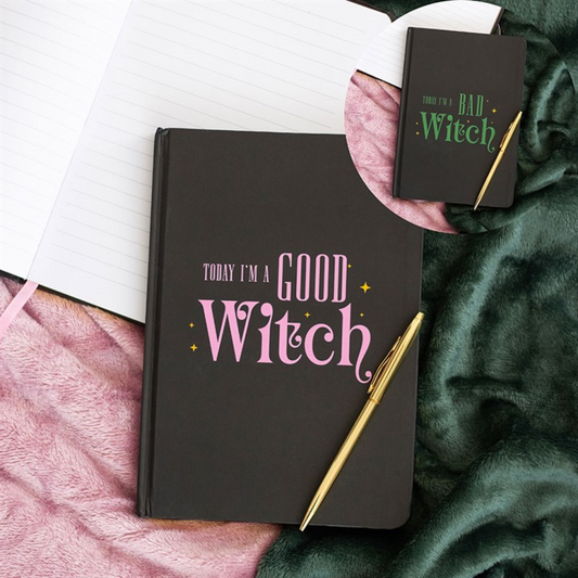 Reversible A5 Notebook – Good Witch / Bad Witch, 200 Pages