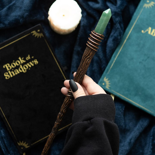 Green Aventurine Abundance Magic Wand – Crystal Wand for Prosperity, Luck & Success