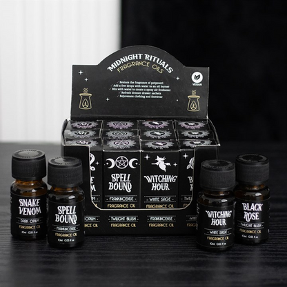 Set of 12 Wicked Fragrance Oils – Spellbound Collection of Dark, Mystical Scents for Home & Ritual