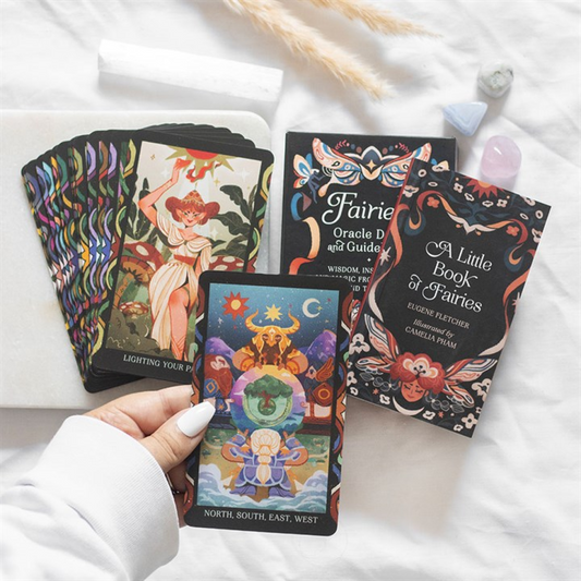 Fairy Folklore Oracle Deck – 40 Cards & 88-Page Guidebook