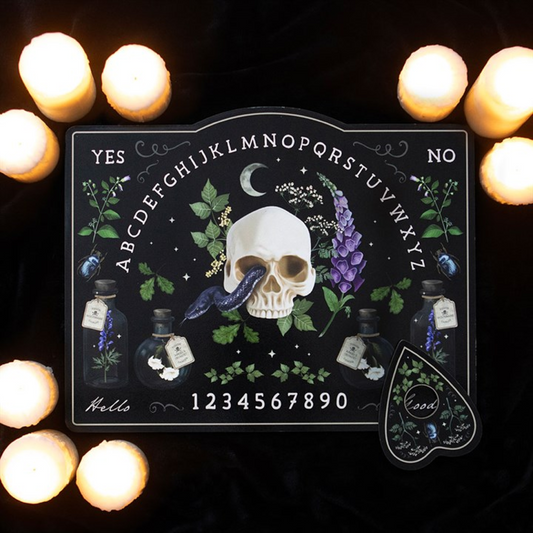 Poisonous Plants Talking Board – Gothic Spirit Board for Divination & Mystical Décor