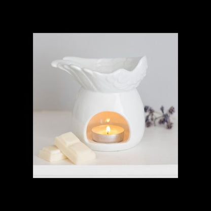 Angel Wing Oil Burner – Ceramic Aroma & Wax Melt Burner for Protection & Peace